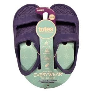 Totes Kids Sandals in Deep Purple